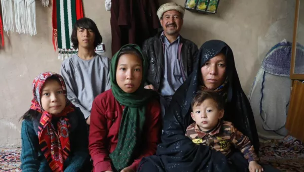 A family from Herat, Afghanistan.