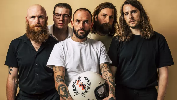 Portrait of the band IDLES