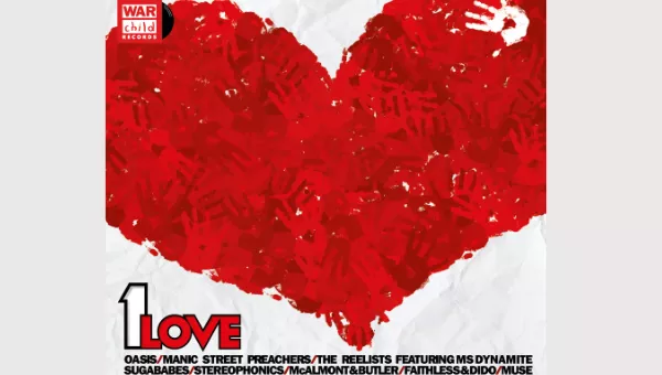 1 love cover - white background with giant red heart 