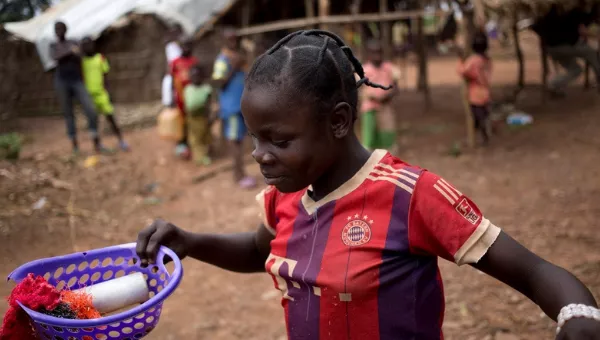 Participant Beatrice in the Central African Republic.