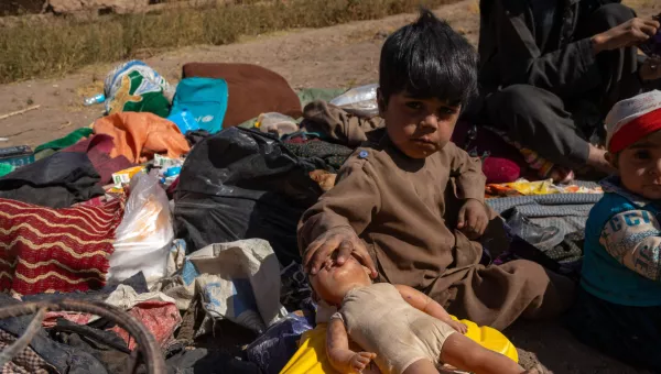 Boys in Afghanistan 
