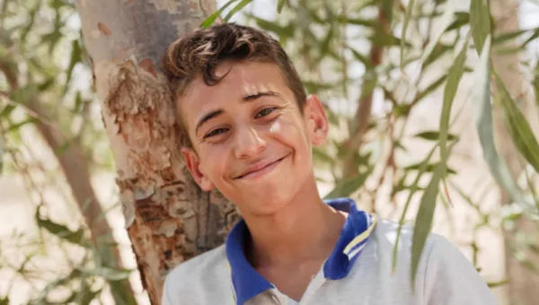 Ali who followed the CWTL programme in Azraq, Jordan.