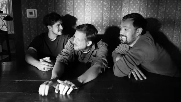 Members of the band Mumford and Sons.