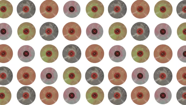 The records on a white background.