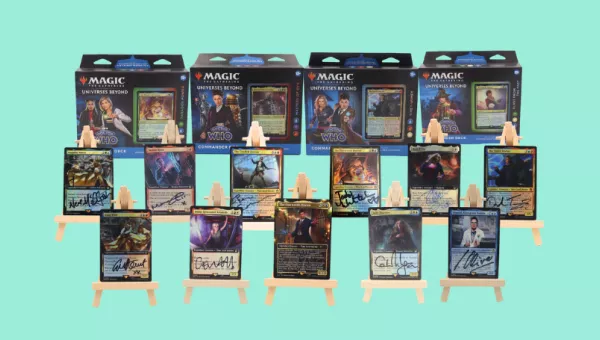 The Gathering for Good Doctor Who cards from 2024.