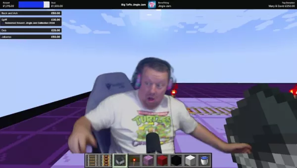 A screenshot from a live stream