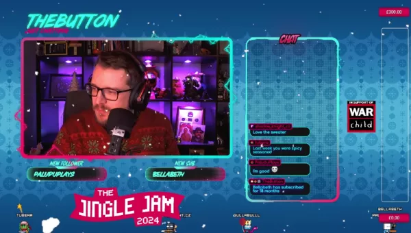 A screenshot from a stream which took place in 2024.