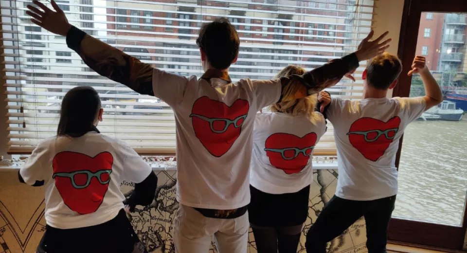 The exclusive Jingle Jam merch from 2024. 
