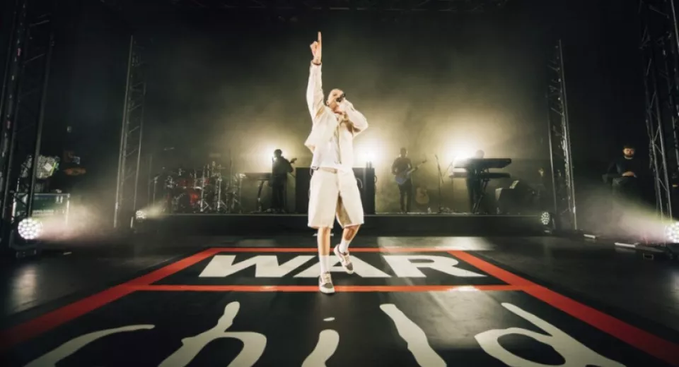 Aitch performing as part of BRITs Week 2024, which raised £430k.
