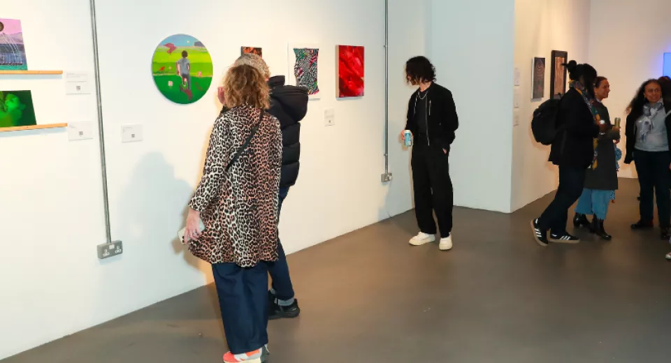 An image from the Sound & Vision private view in 2024. 