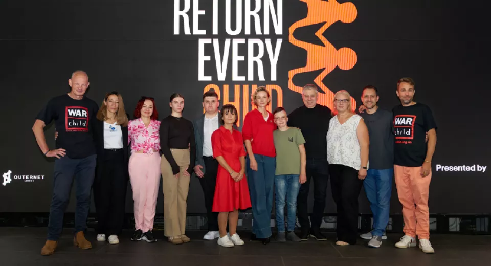 Return Every Child is a collaboration between War Child UK and Save Ukraine.