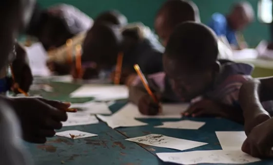 Children formerly associated with armed groups in the Central African Republic.