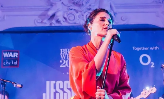 Jessie Ware performs at BRITs Week together with O2 for War Child in 2018.