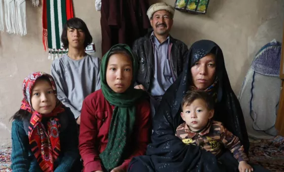 A family from Herat, Afghanistan.