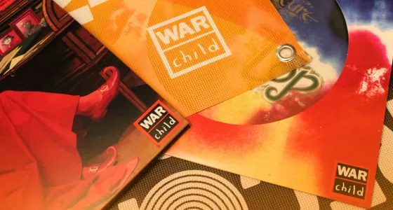 Record Store Day and War Child branding.