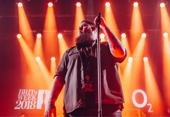 Rag 'n' Bone Man performs at BRITs Week together with O2.