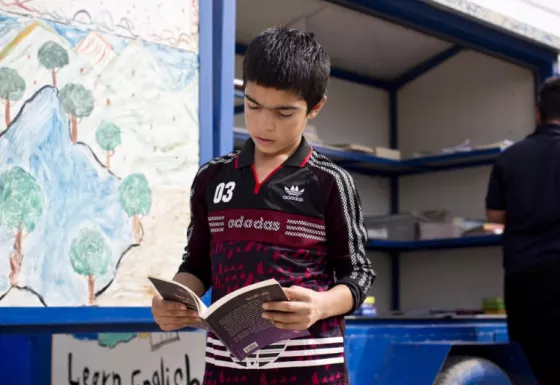 Education is vital for children affected by war so they can learn the skills they need to build a future.