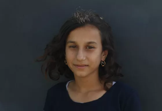 Lamiya, 13 years old, from Iraq. 