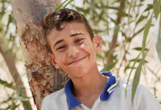 Ali who followed the CWTL programme in Azraq, Jordan.