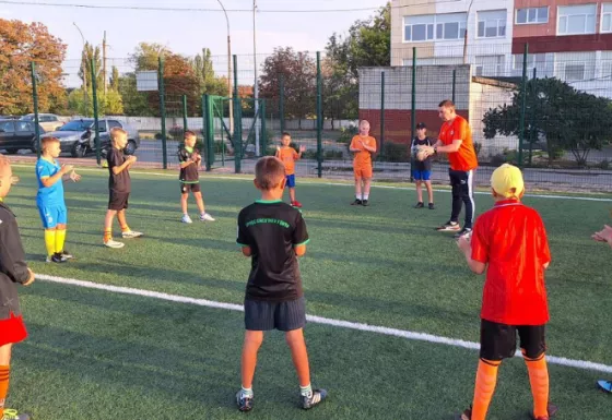 Sport event in Synelnykove.