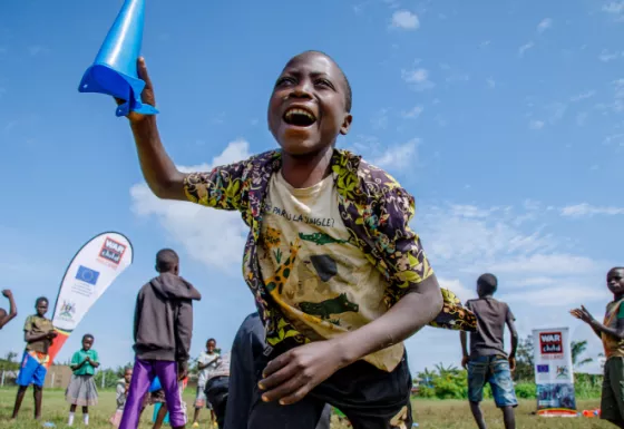 A Team Up session taking place in Uganda.