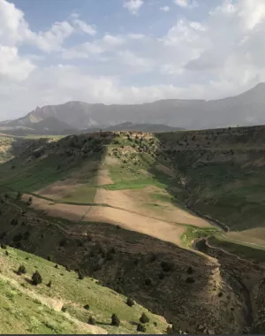 A valley.